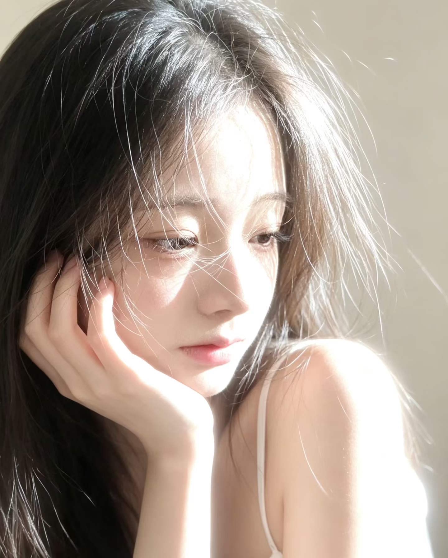 阳光下的凝凝